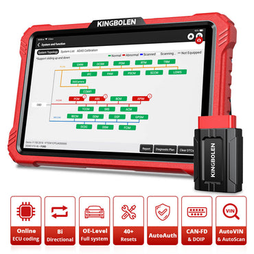 KINGBOLEN K10 PRO Professional OBD2 scanner with Topology Map