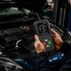 How to read car battery tester results: a BM550 showing CCA, SOH, SOC, and internal resistance on a 12V AGM battery with a Good result