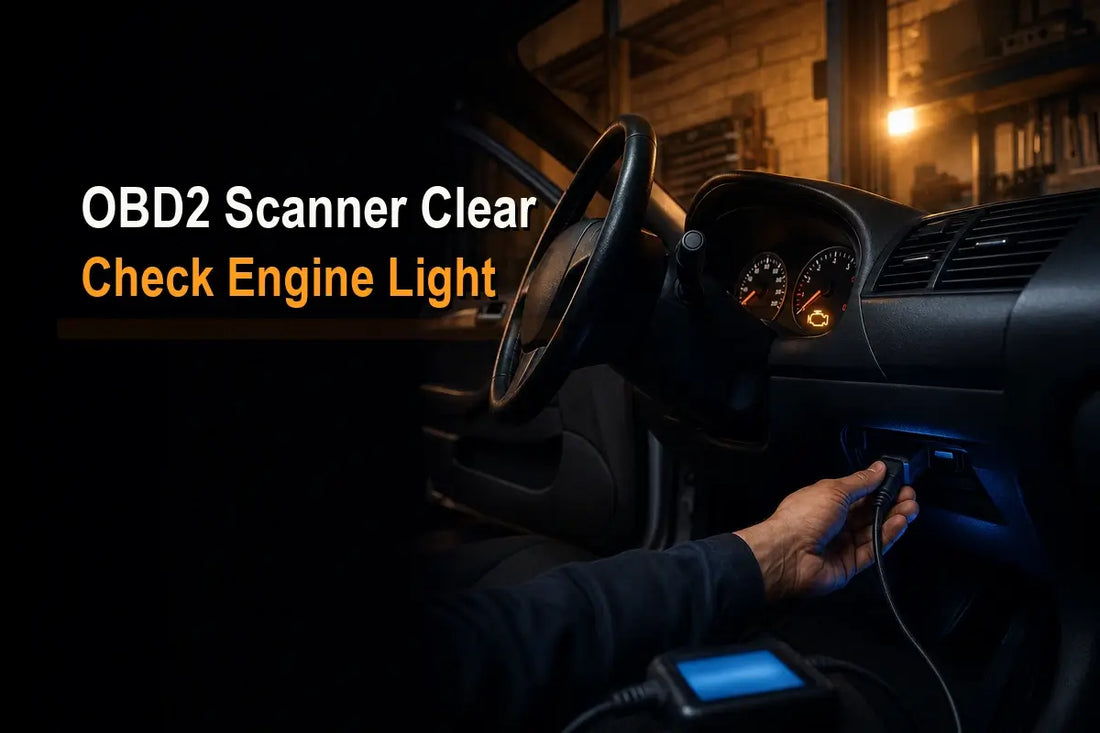 How to clear check engine light with OBD2 scanner