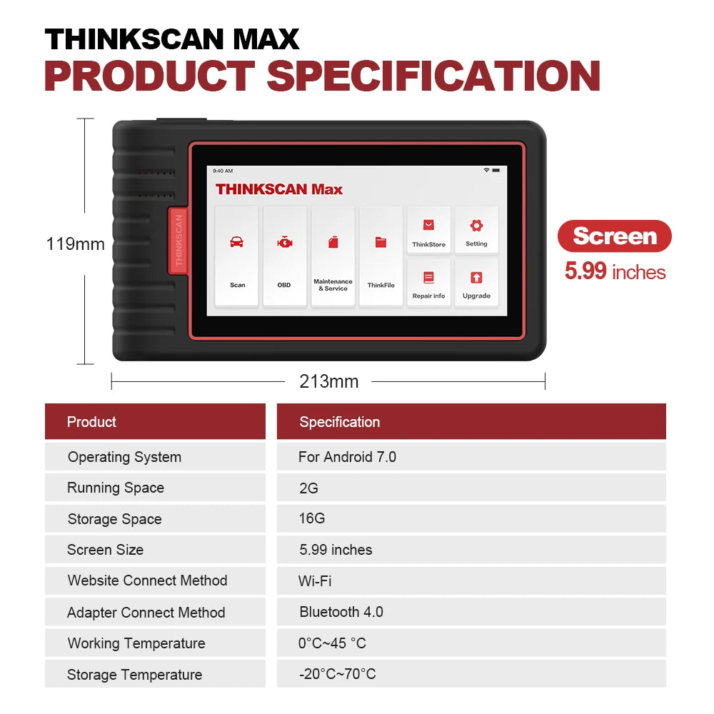 THINKCAR Thinkscan MAX Product description 07