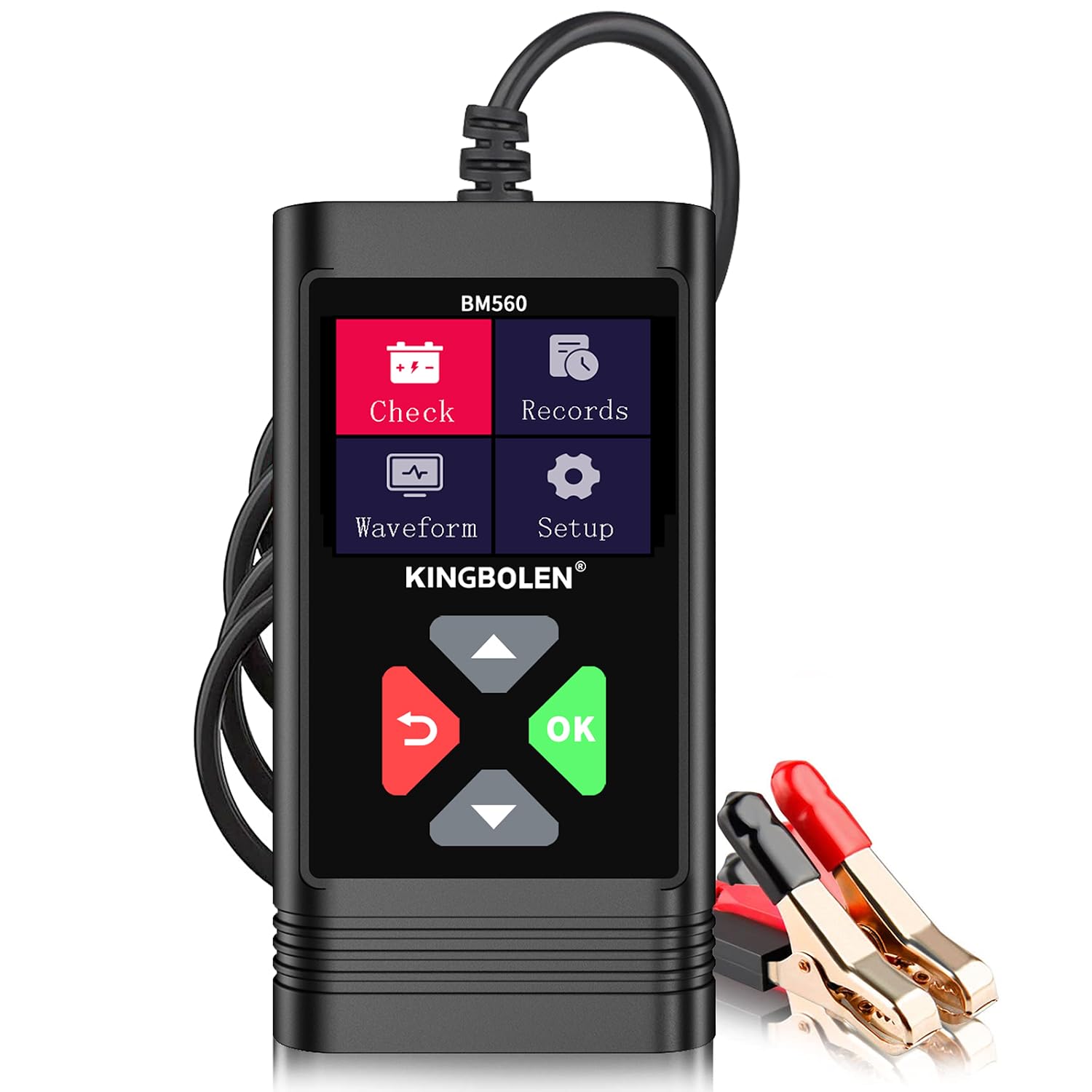 KINGBOLEN BM560 6V/12V Car Battery Tester 100-2000CCA Product description