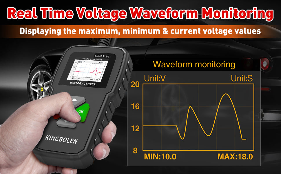 KINGBOLEN BM550 Plus Car Battery Tester Product description