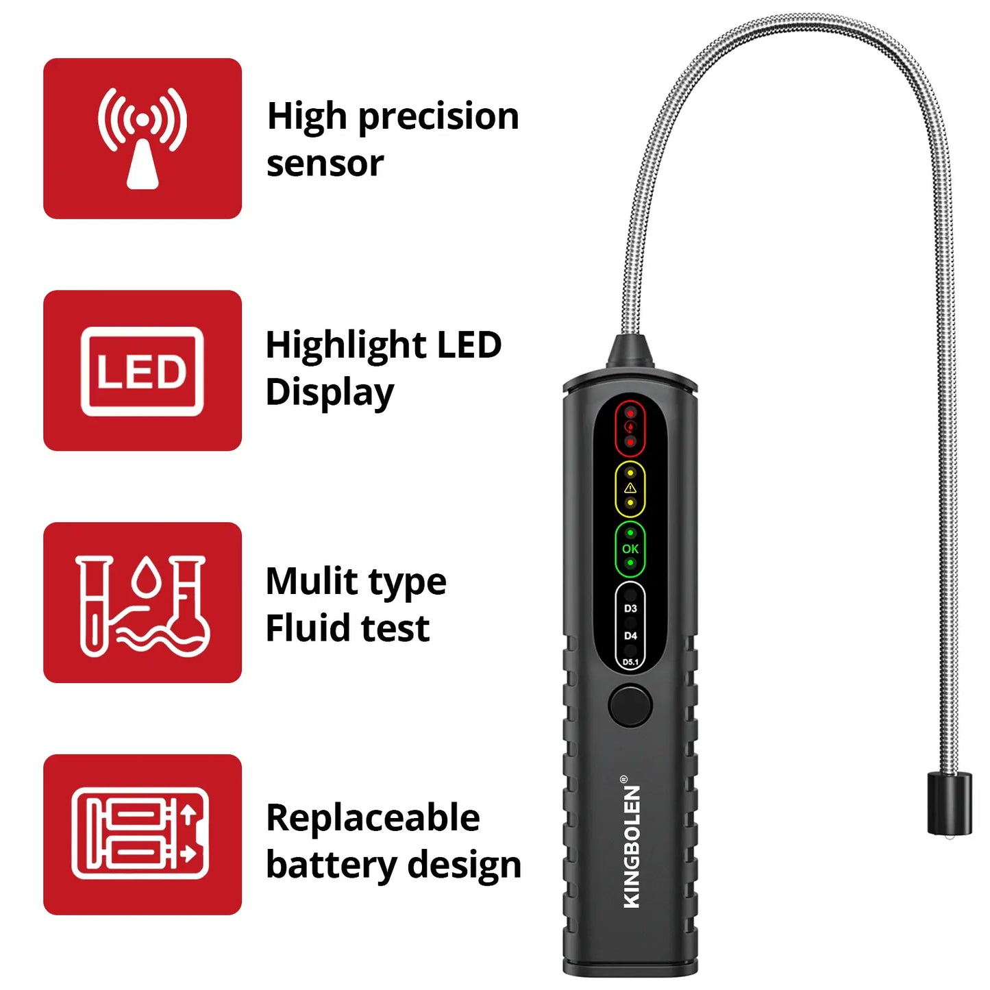 KINGBOLEN BF100 Auto Brake Fluid Tester