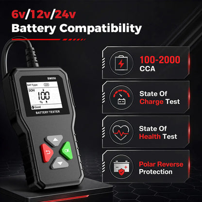 KINGBOLEN BM550 Car Battery Tester
