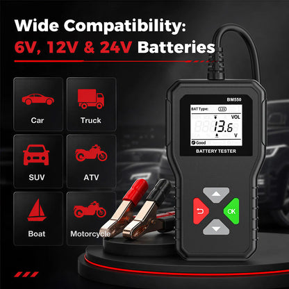 KINGBOLEN BM550 Car Battery Tester