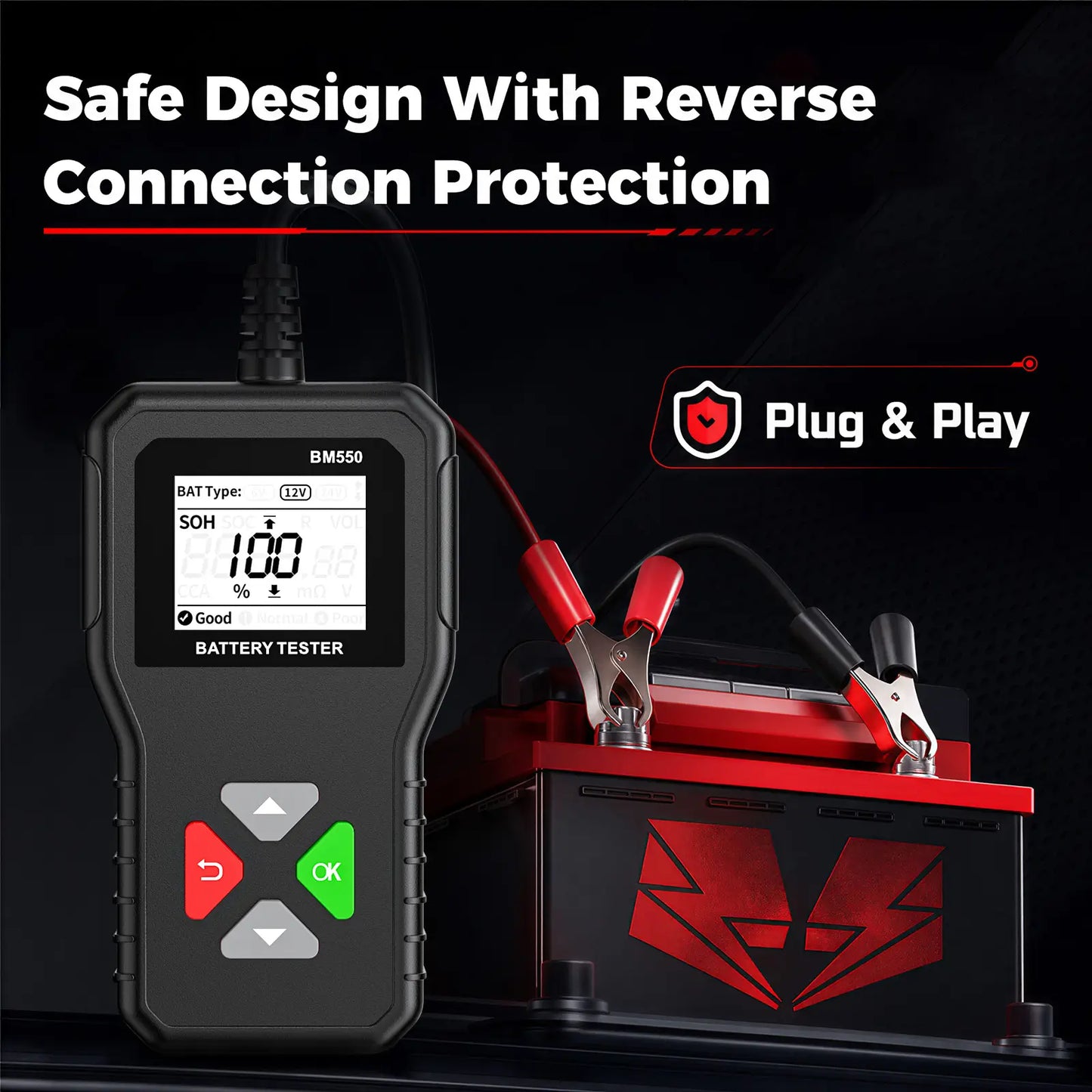 KINGBOLEN BM550 Car Battery Tester