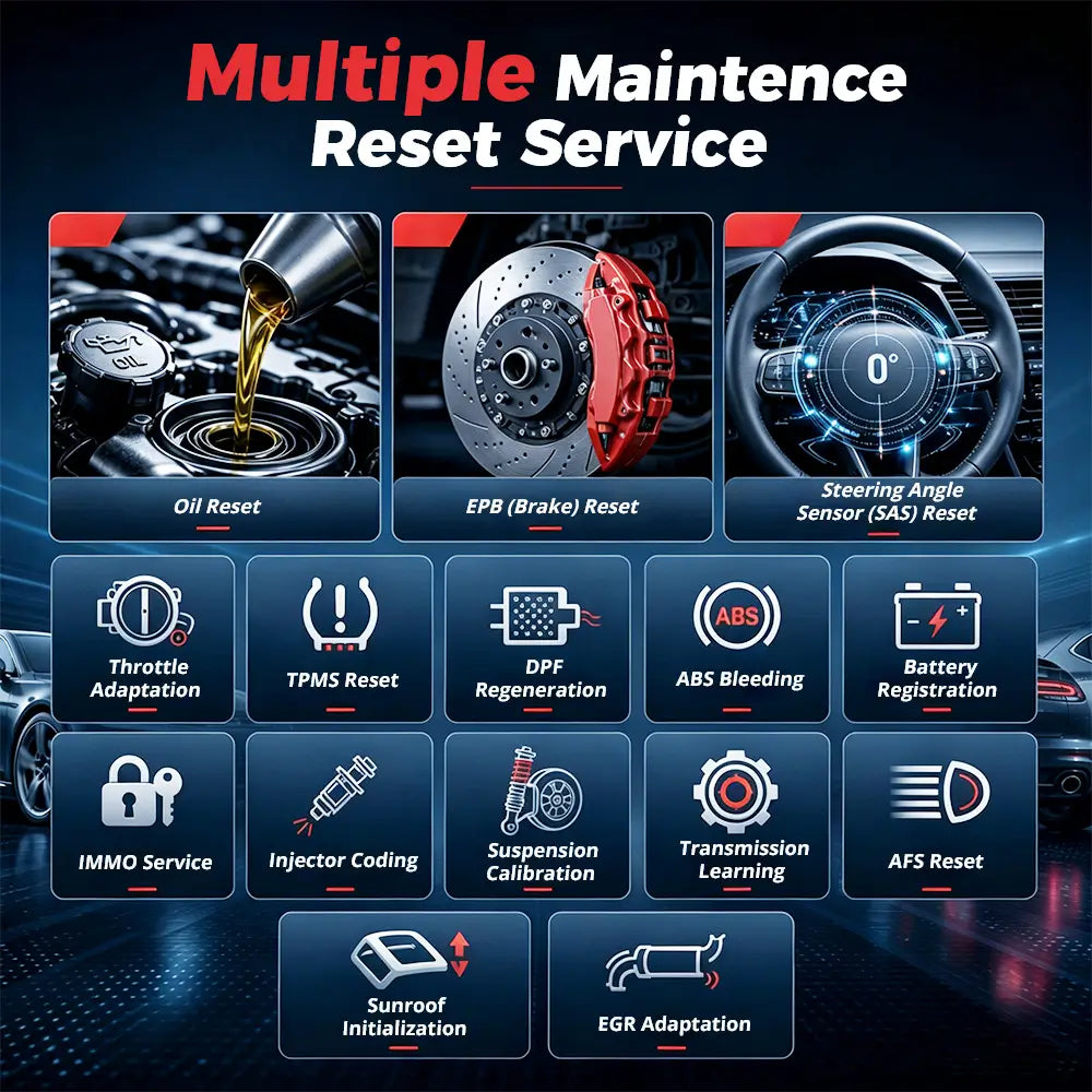 KINGBOLEN S500 S600 S800 4-System OBD2 Diagnostic Scanner