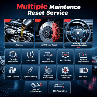 KINGBOLEN S500 S600 S800 4-System OBD2 Diagnostic Scanner