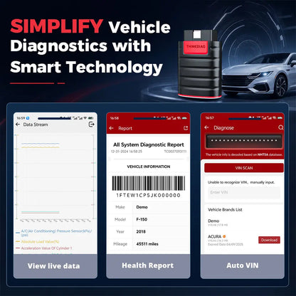 THINKCAR ThinkDiag Bidirectional Bluetooth OBD2 Scanner